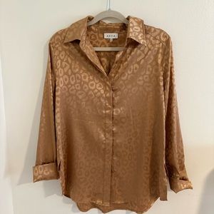 Women’s Cheetah Button Down